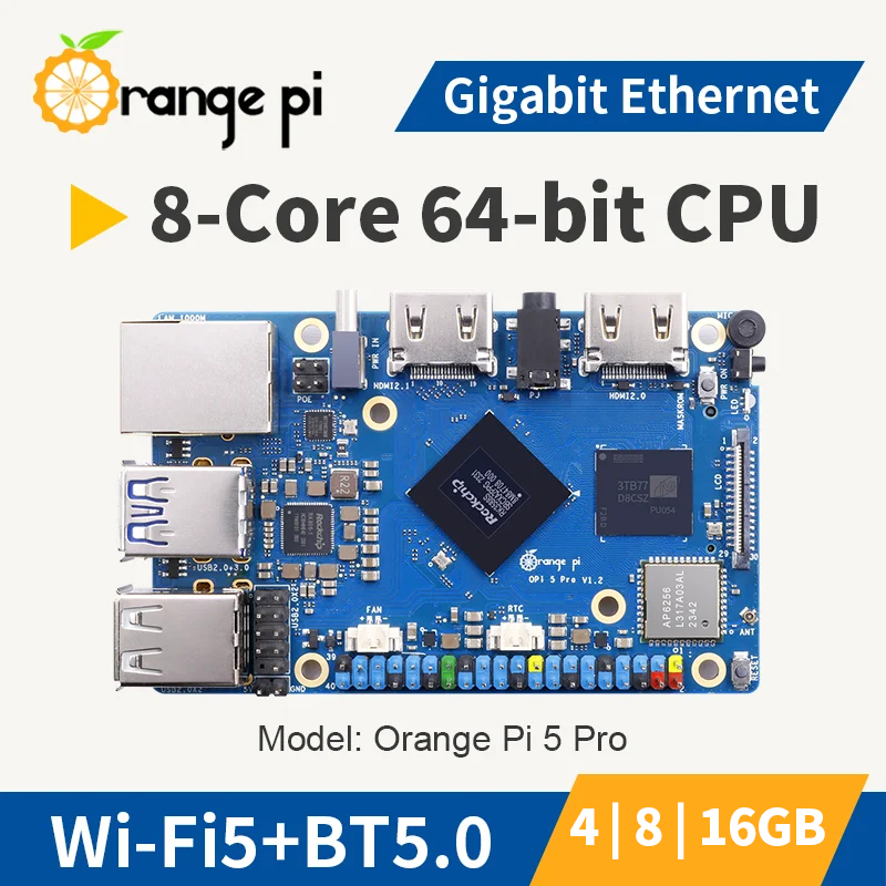 Orange Pi 5 Pro 16 8 4GB RAM L - Orange Pi 5 Plus 16Gb review and price