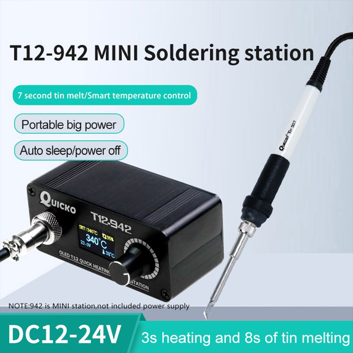 Mini OLED T12 Solder Station K - Soldering Station T12 Oled review and price